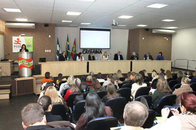 Abertura do Encontro de Altas Habilidades em Chapecó