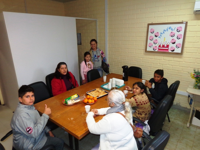 Usuários e seus familiares no CENAE