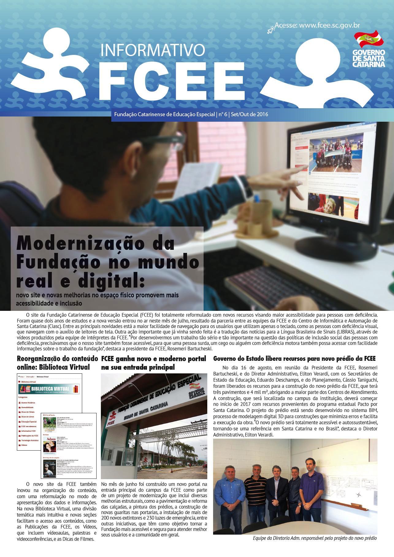 Capa do Informativo edição 6