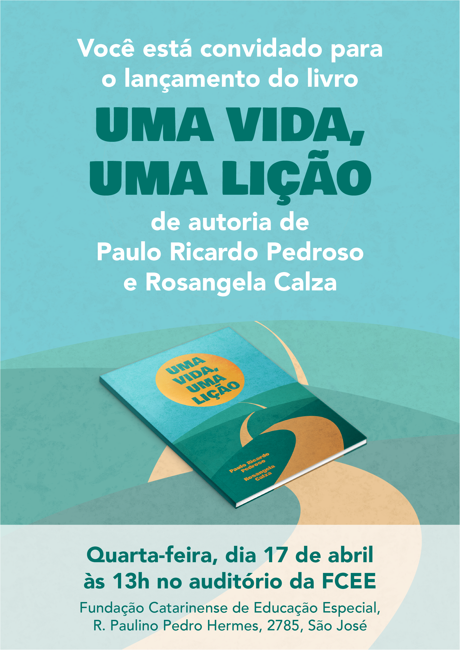 Imagem da capa do livro e a frase 