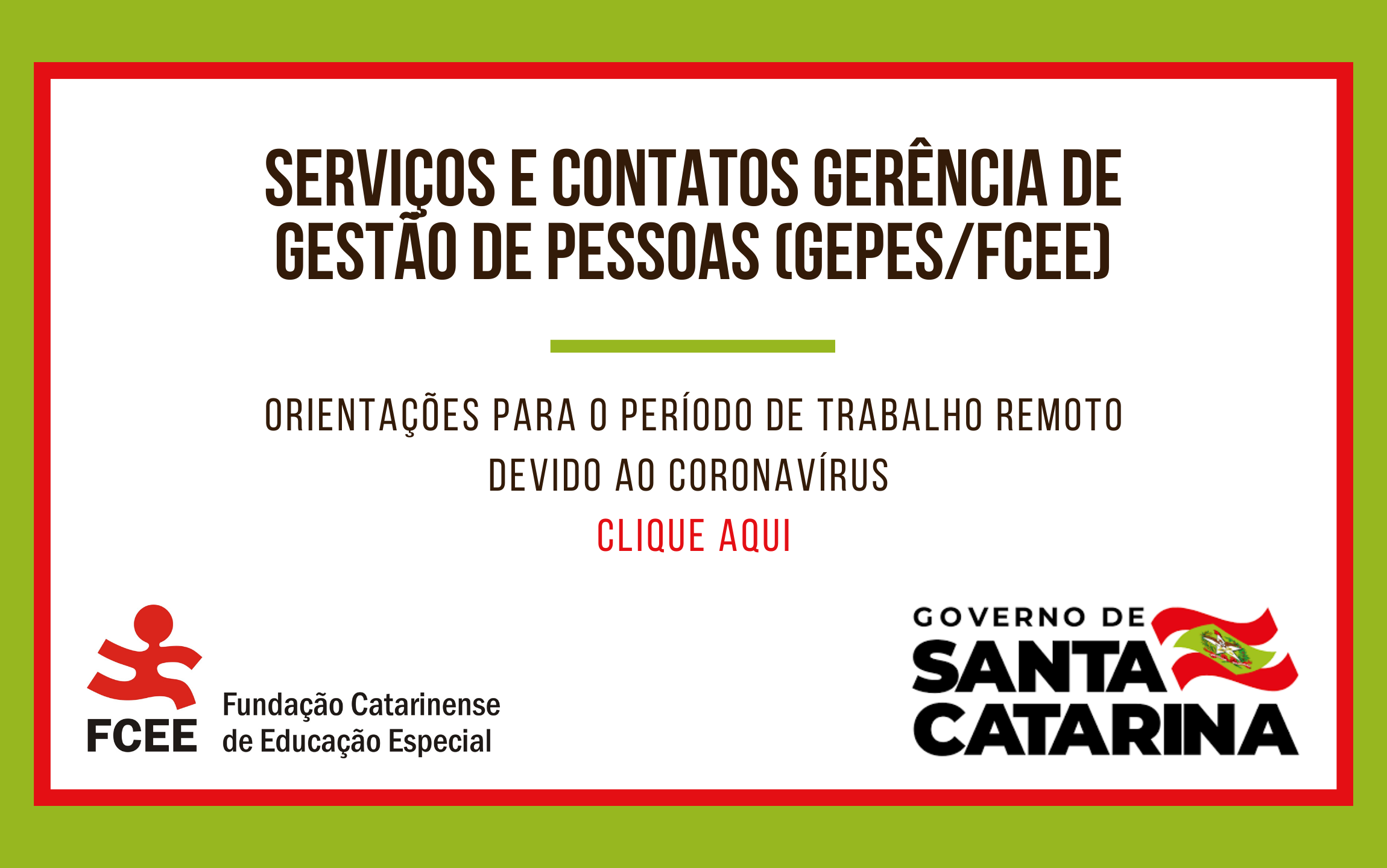 aviso Gerência Gestão de Pessoas FCEE